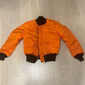 Mens bomber reverse jacket